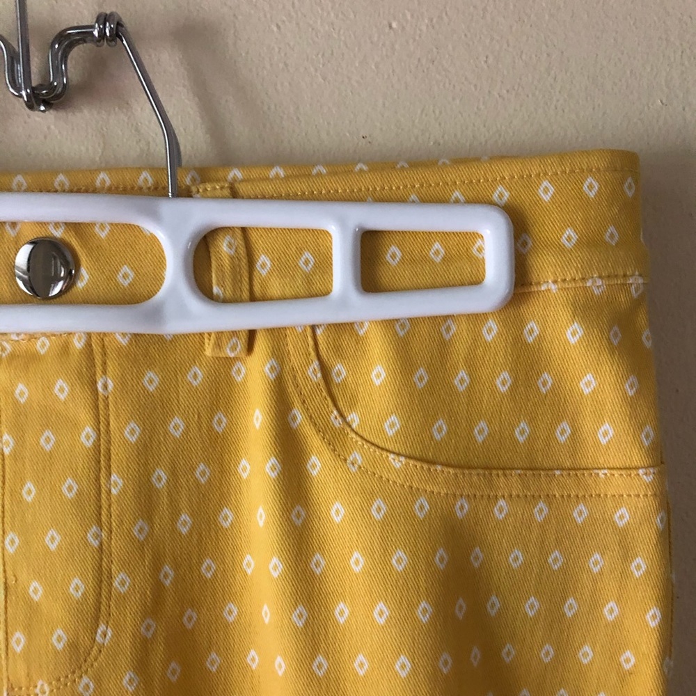 Size 10 Yellow Rafaela Crop Pant